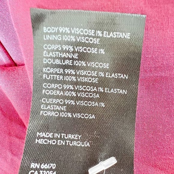 Anthropologie NWT Cross-Back Midi Dress Size 4P - Picture 14 of 14